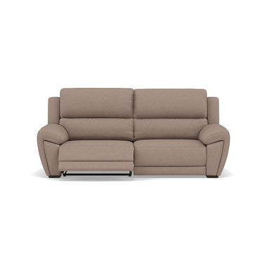 Echo 3 Seater Recliner Sofa - 2.5 Seater Sofa 2 Power Recliners Lumber Support Fabric - Power with Power Headrest and Power Lumbar 3 Seater Sofas Sterling Home 3 BFA-BLJ-946 SILVER GREY
