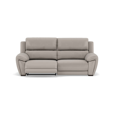 Echo 3 Seater Recliner Sofa - 2.5 Seater Sofa 2 Power Recliners Lumber Support Fabric - Power with Power Headrest and Power Lumbar 3 Seater Sofas Sterling Home 10 BFAMAD-02 SILVER GREY