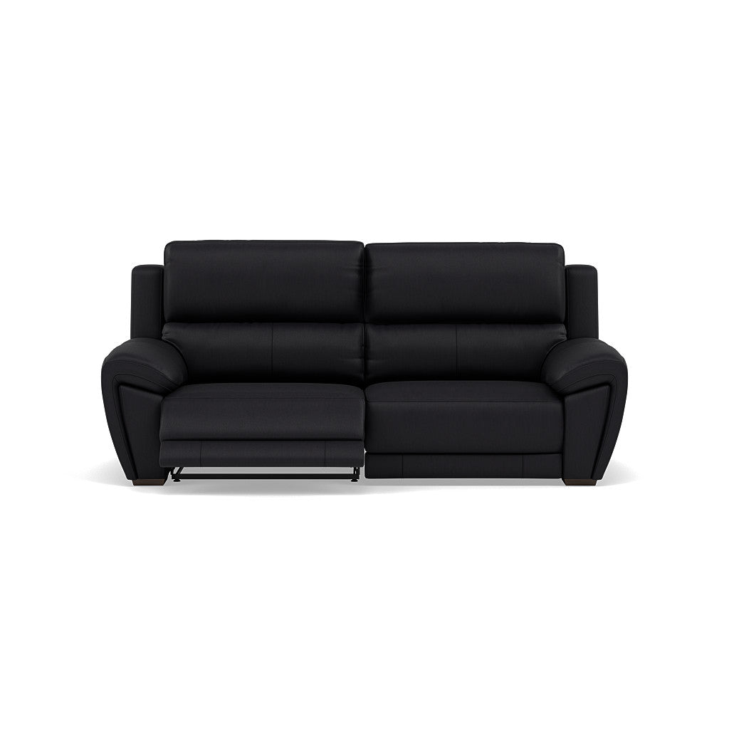 Echo 3 Seater Recliner Sofa - 2.5 Seater Sofa 2 Power Recliners Cat 25S - Power Recliner Power Footrest Headrest & USB Sofas Sterling Home 13 NCS-023C BLACK