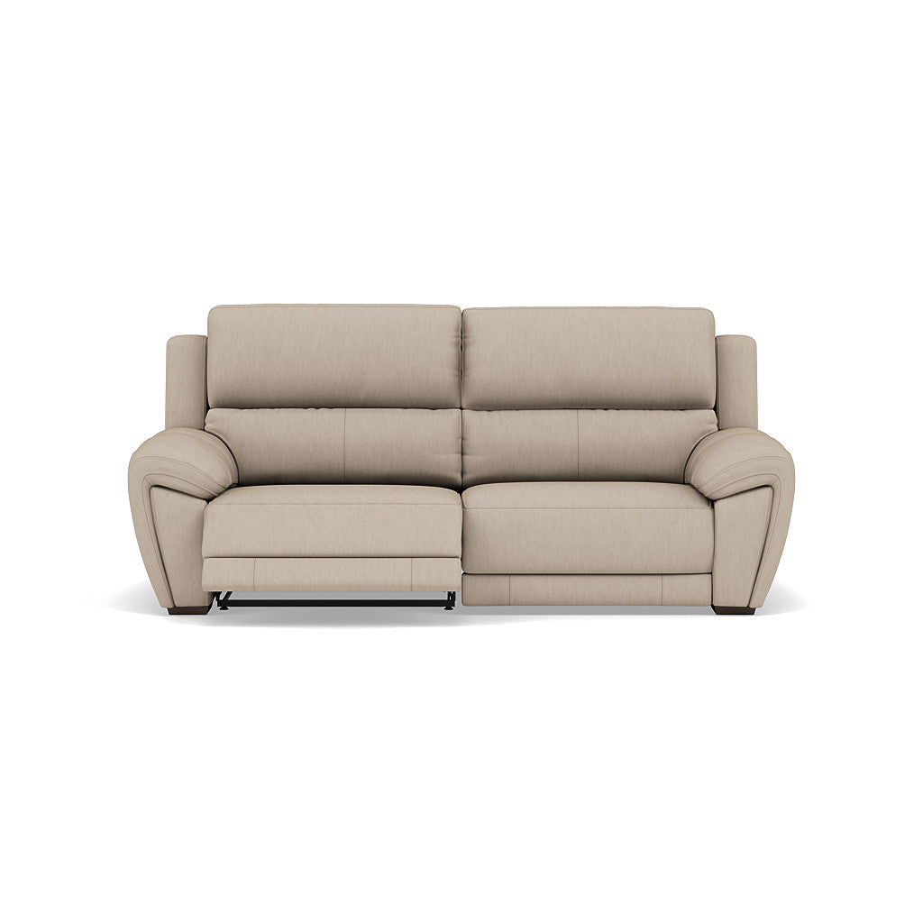 Echo 3 Seater Recliner Sofa - 2.5 Seater Sofa 2 Power Recliners Cat 25S - Power Recliner Power Footrest Headrest & USB Sofas Sterling Home 10 NCS-039C PEBBLE