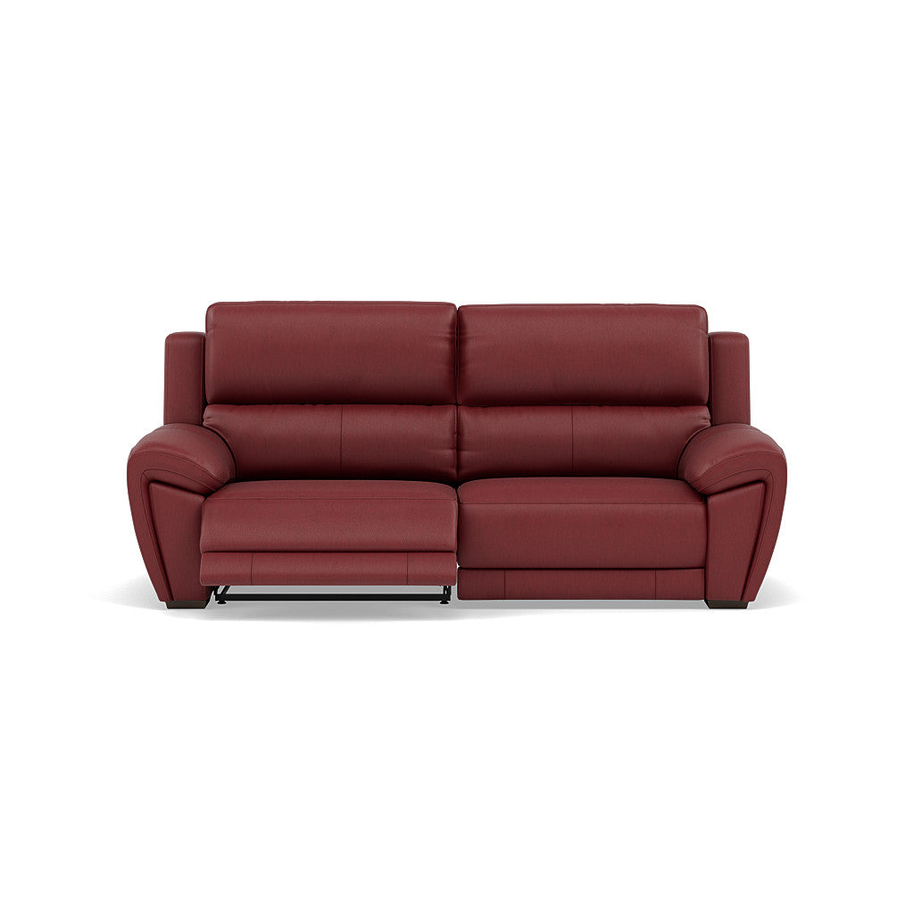 Echo 3 Seater Recliner Sofa - 2.5 Seater Sofa 2 Power Recliners Cat 25S - Power Recliner Power Footrest Headrest & USB Sofas Sterling Home 15 NCS-854C RUSTIC RED