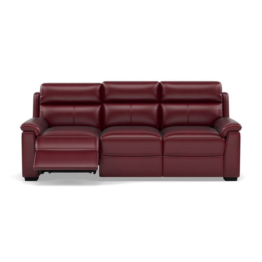 Eldon 3 Seater Power Recliner - 2.5 Seater Sofa 2 Power Recliners CAT20S - Power Recliner with USB 3 Seater Sofas Sterling Home 1 BVS-035C DEEP RED