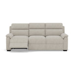 Eldon 3 Seater Power Recliner - 2.5 Seater Sofa 2 Power Recliners Fabric - Power Recliner Power Footrest Headrest & USB 3 Seater Sofas Sterling Home 1 FAB-MIL-104 OYSTER