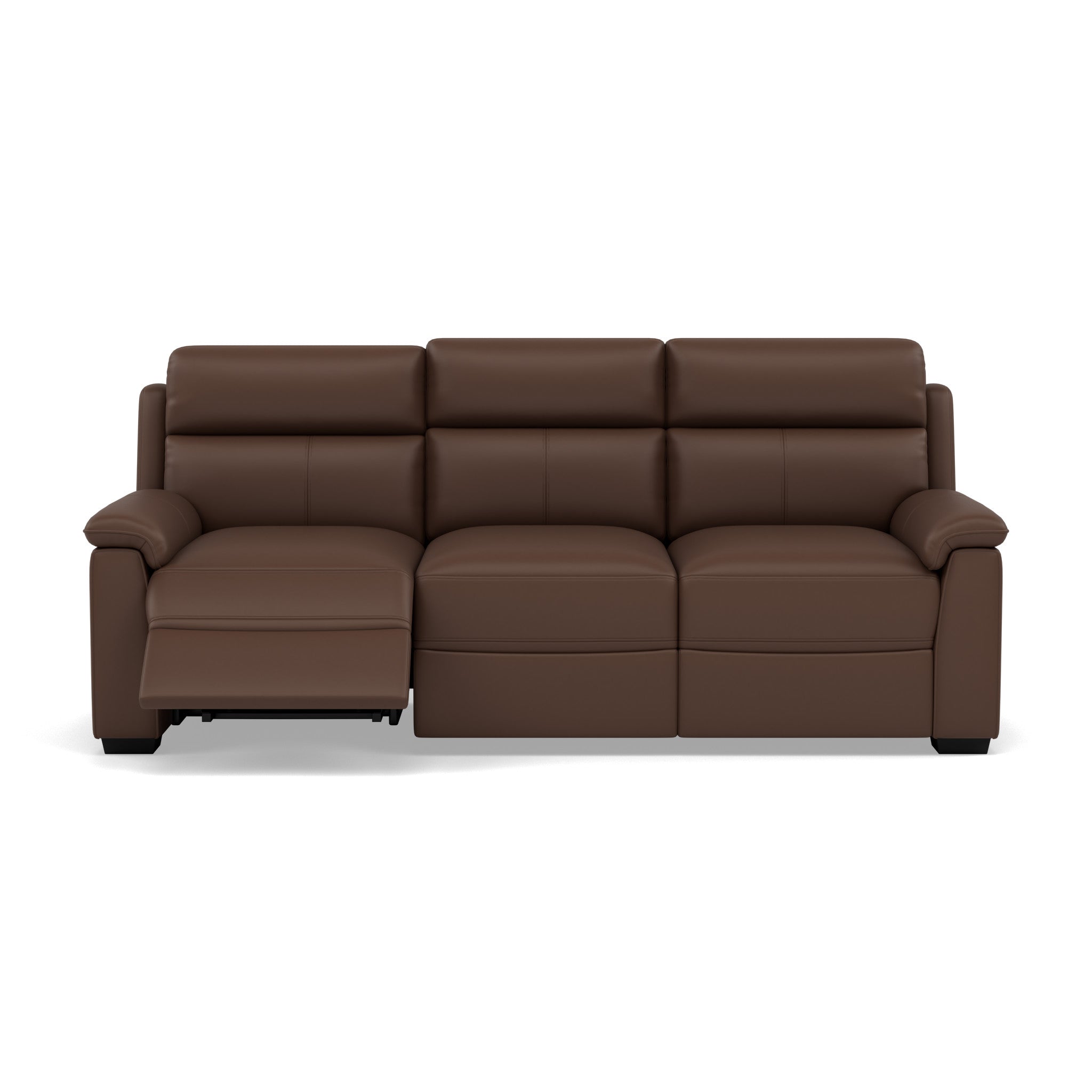 Eldon 3 Seater Power Recliner - 2.5 Seater Sofa 2 Power Recliners CAT20S - Power Recliner with USB 3 Seater Sofas Sterling Home 3 NWS-512E CACAO BROWN