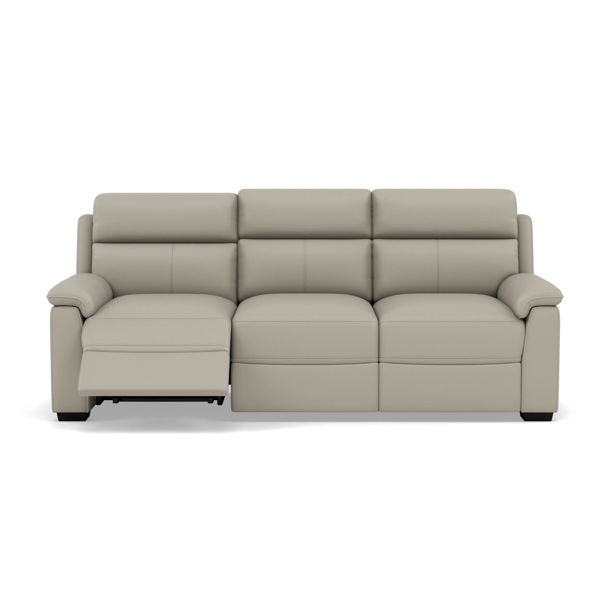 Eldon 3 Seater Power Recliner - 2.5 Seater Sofa 2 Power Recliners CAT20S - Power Recliner with USB 3 Seater Sofas Sterling Home 4 NWS-516E LIGHT GREY