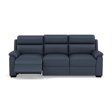 Eldon 3 Seater Power Recliner - 2.5 Seater Sofa 2 Power Recliners CAT20S - Power Recliner with USB 3 Seater Sofas Sterling Home 24 NWS-518E OCEAN BLUE