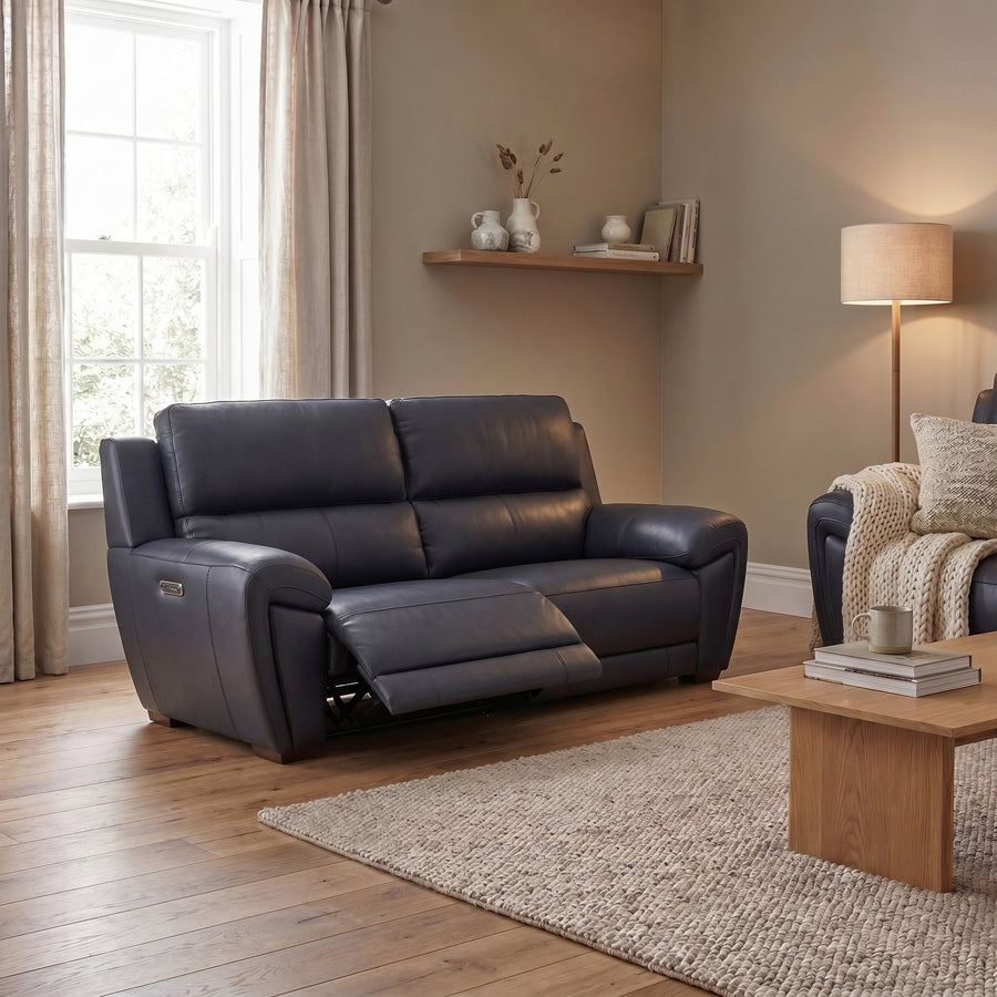 Echo 3 Seater Recliner Sofa with Power Lumbar 3 Seater Sofas Sterling Home 2