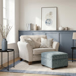 Eden Storage Footstool - Storage Stool Fabric Sterling Home 3