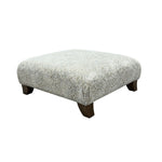 Eden Footstool - Designer Stool Fabric Sterling Home 1
