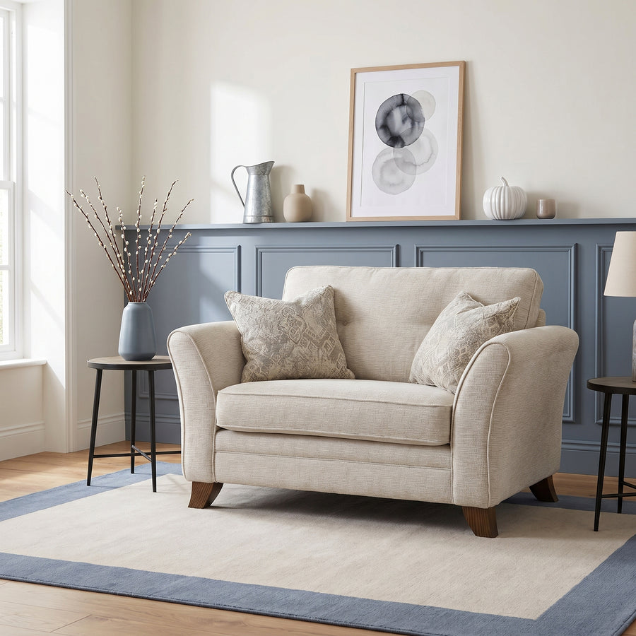 Eden Loveseat - Cuddler Sofa Fabric Sterling Home 2
