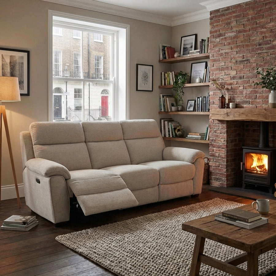 Eldon 3 Seater Power Recliner Sofa 3 Seater Sofas Sterling Home 2