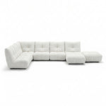 Comet Corner Sofa - Combination 1 - Corner Sofa Group With Footstool Fabric Corner Sofas Sterling Home 12 FAB-CLD-113 NATURAL