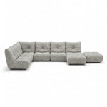Comet Corner Sofa - Combination 1 - Corner Sofa Group With Footstool Fabric Corner Sofas Sterling Home 14 FAB-CLD-173 OAT
