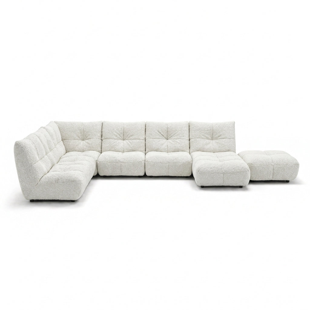 Comet Corner Sofa - Combination 1 - Corner Sofa Group With Footstool Fabric