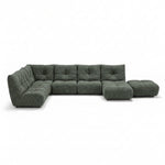 Comet Corner Sofa - Combination 1 - Corner Sofa Group With Footstool Fabric