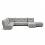 Comet Corner Sofa - Combination 1 - Corner Sofa Group With Footstool Fabric