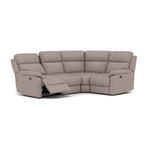 Fara Small Corner Recliner Sofa - Combination 4 1 Corner 2 with 2 Power Recliners Fabric - Right Hand Facing - Power Recliner with USB Corner Sofas Sterling Home 1 BFA-BLJ-22 DOVE GREY