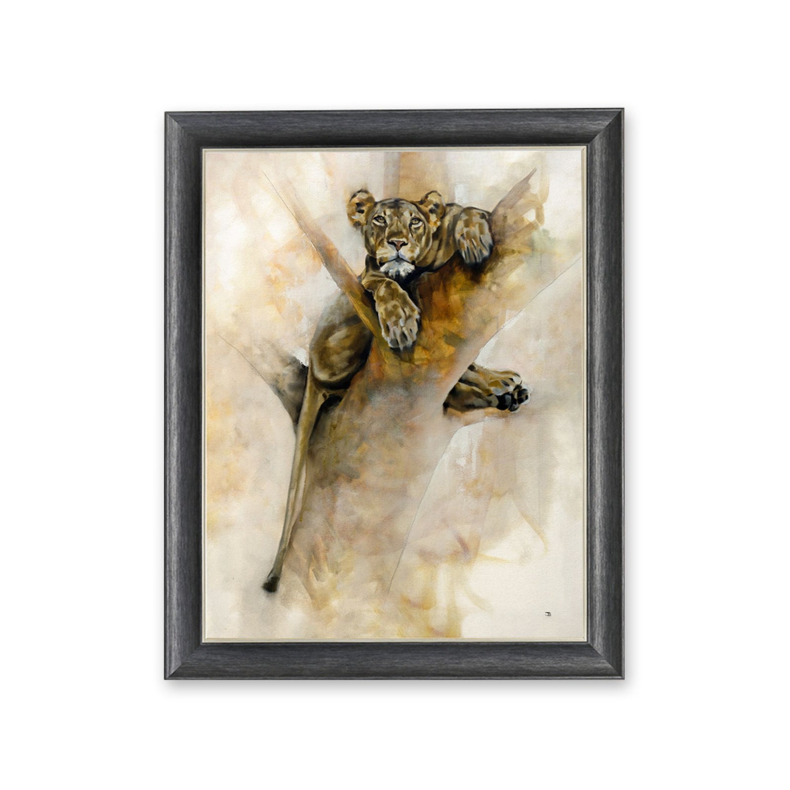 Lioness Framed Print - Lioness Framed Print Sterling Home 1