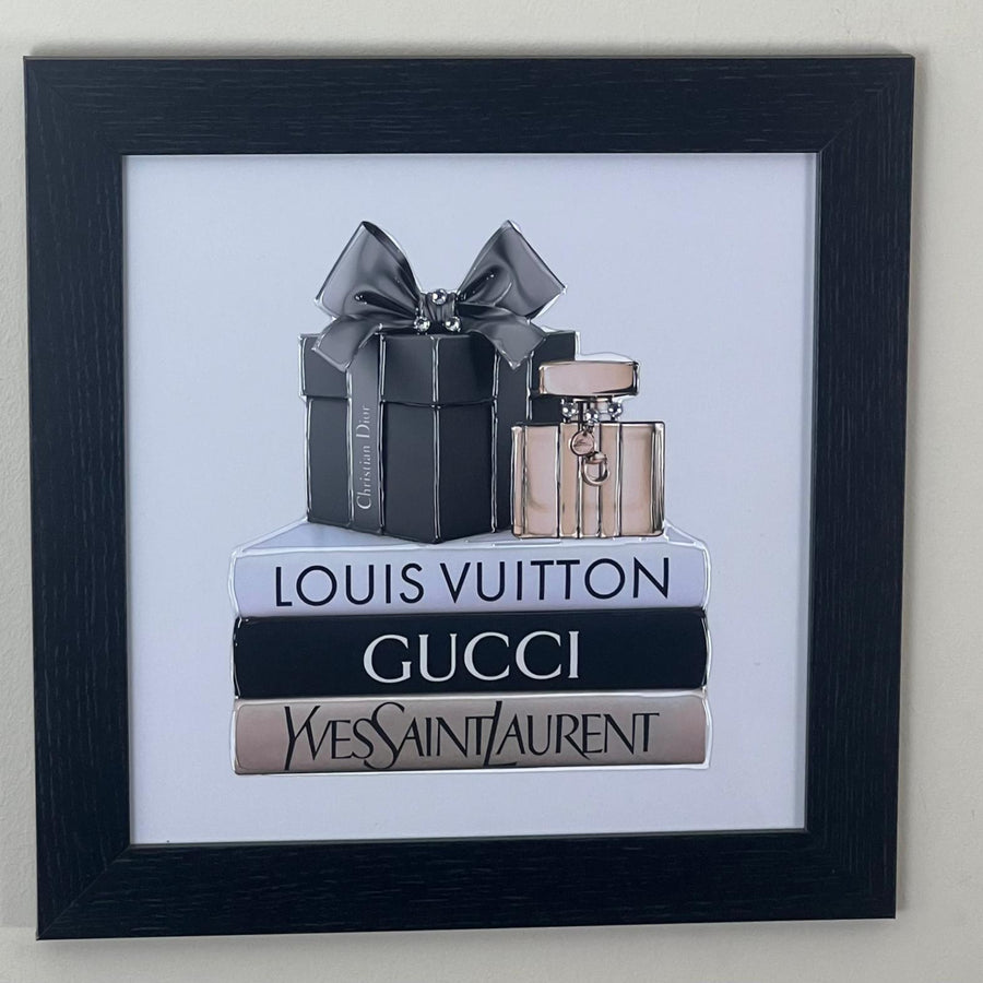 Fashion Books Liquid Art - Fashion Books 30x30 Liquid Art Sterling Home 1