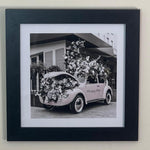 Floral Car Liquid Art - CD Floral Car 30x30 Liquid Art Sterling Home 1