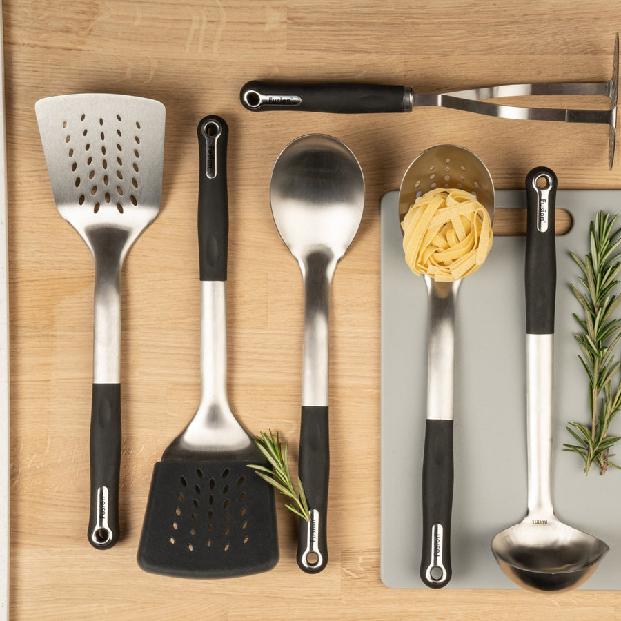 Fusion Stainless Steel Turner With Silicon Sterling Home 2