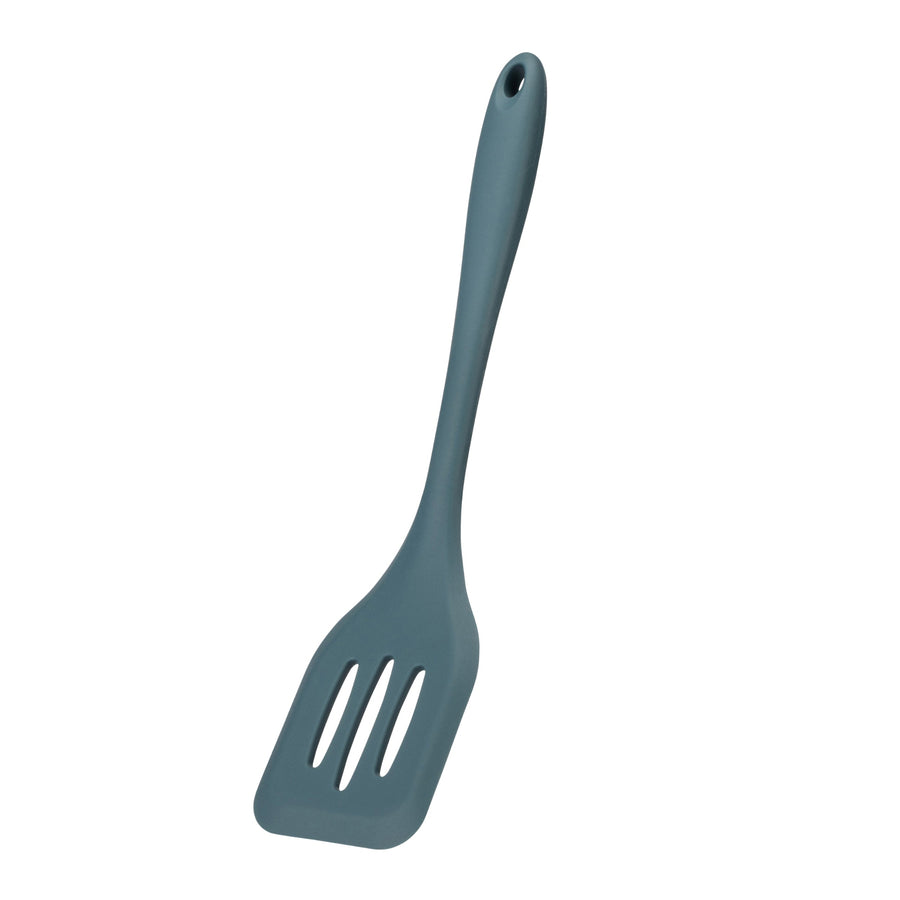 Fusion Twist Silicone Slotted Turner Blue Sterling Home 2