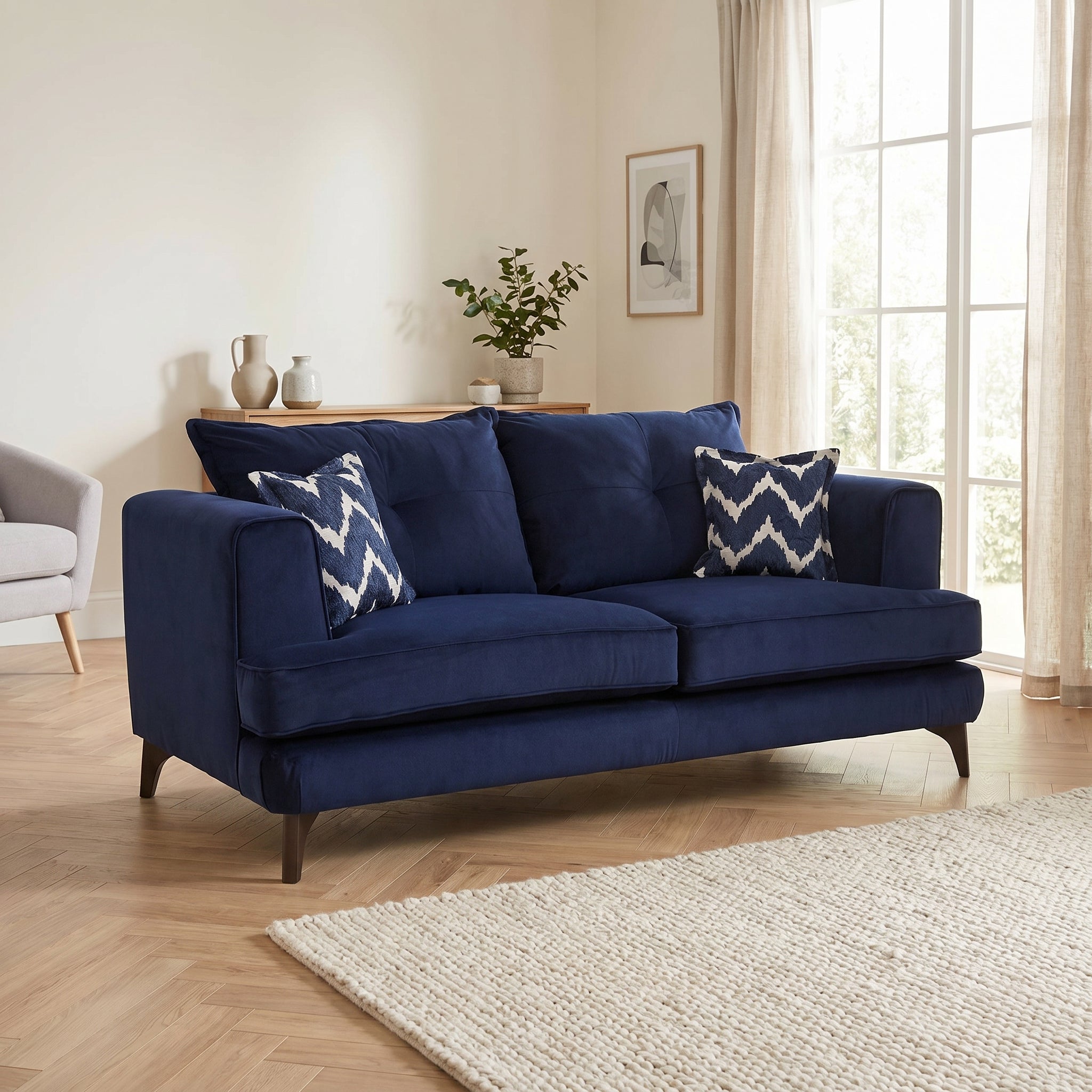 Faith 3 Seater Standard Back Sofa - 3 Seater Sofa Grade D 3 Seater Sofas Sterling Home 2