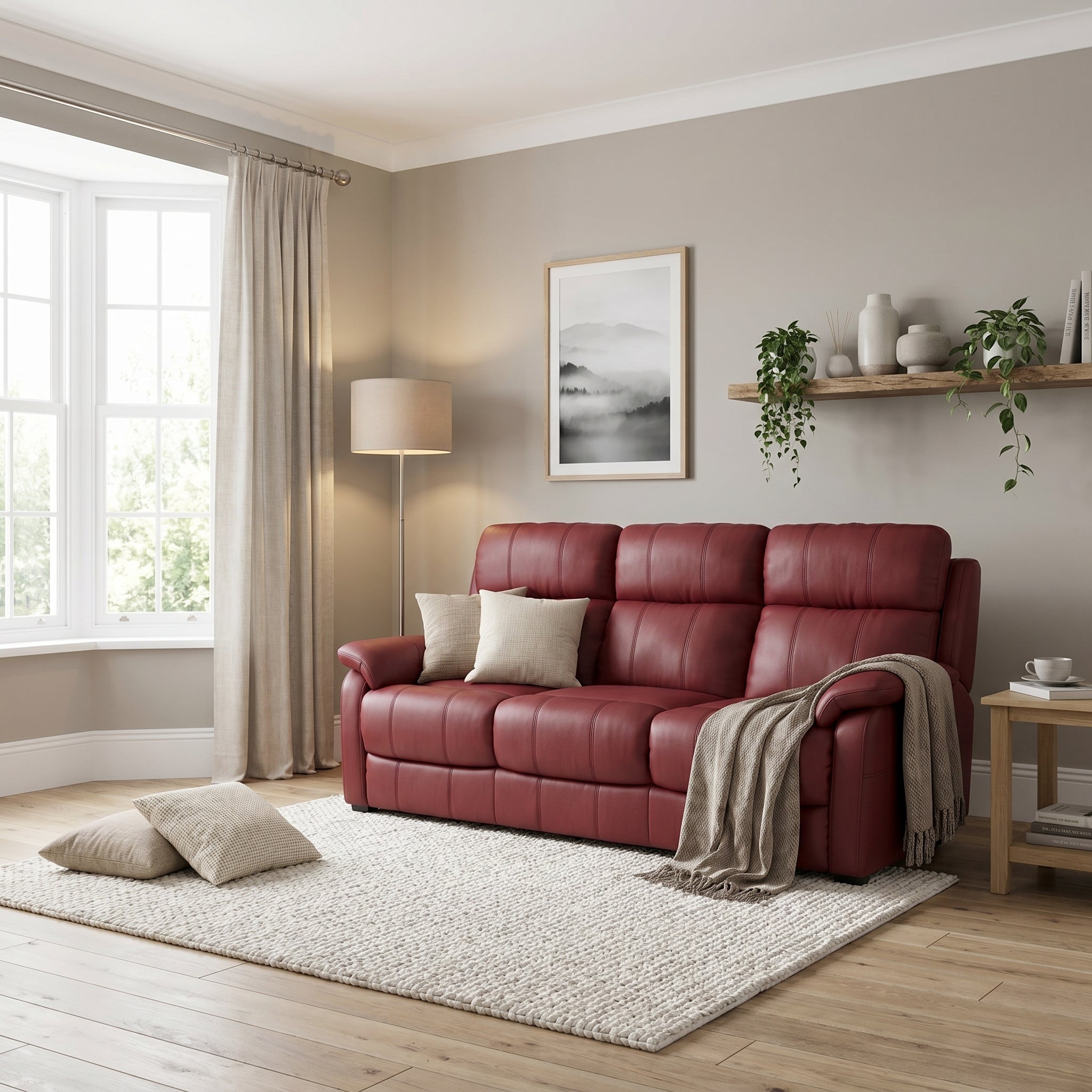 Fara 3 Seater Sofa - 3 Seater Fabric 3 Seater Sofas Sterling Home 2