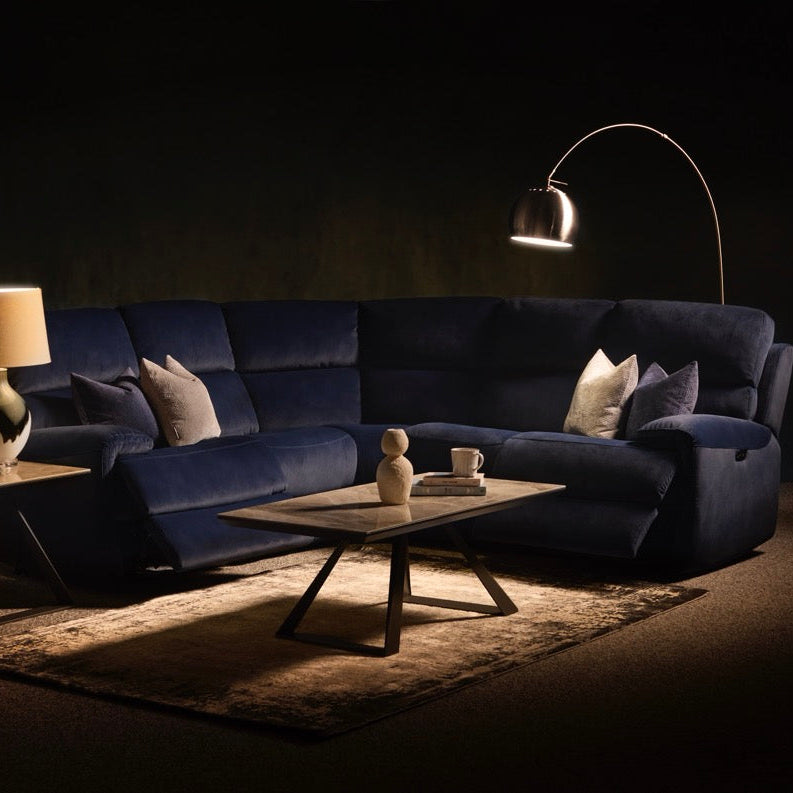 Flow Corner Recliner Sofa - Combination 3 2 Corner 2 with 2 Power Recliners Fabric