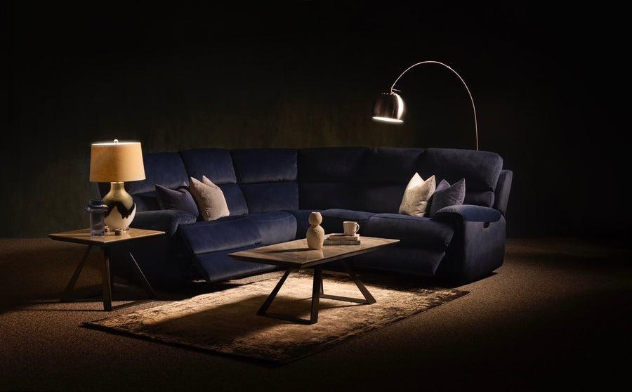 Flow Corner Recliner Sofa - Combination 3 2 Corner 2 with 2 Power Recliners Fabric