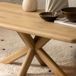 Foundry Solid Oak Coffee Table - Coffee Table Solid Oak