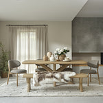 Foundry Solid Oak Large Dining Table - 240cm Dining Table Solid Oak