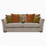 Burton 4 Seater Sofa - Grand Sofa Grade C 4 Seater Sofas Sterling Home 12 4869 : Fossil Chadbury Velvet Plain