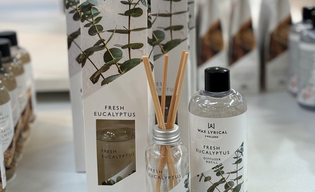 Wax Lyrical Fresh Eucalyptus diffuser.