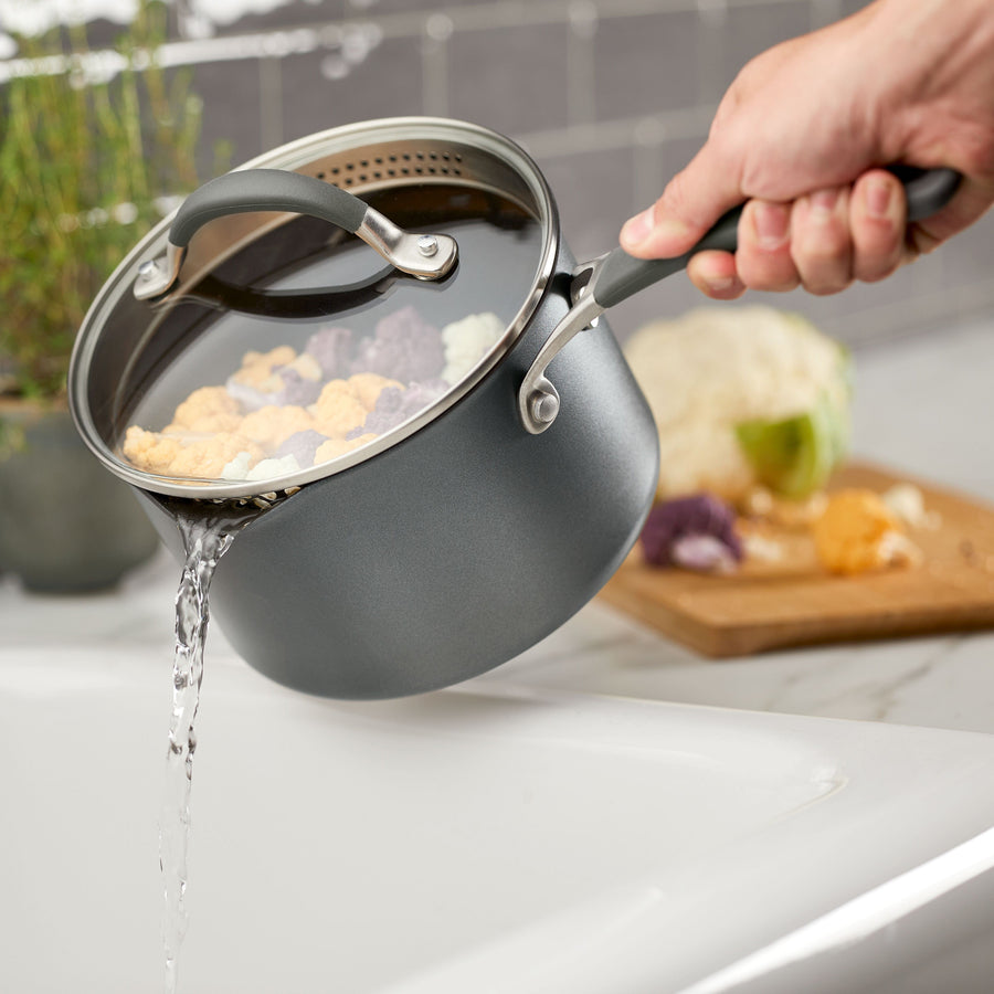 Circulon Scratch Defense Straining Saucepan 18cm 2.8L Sterling Home 1