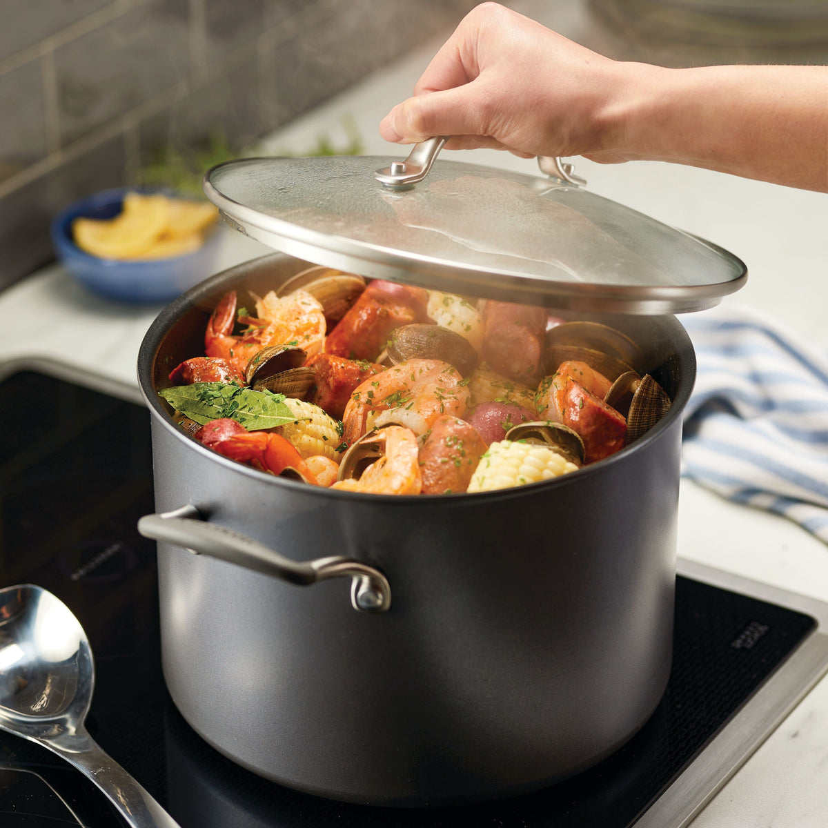 Circulon S Defense Stockpot, 24CM 7.6L Sterling Home 1