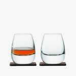 Whisky Tumbler With Coaster Set Of 2 - Whisky Islay Tumbler & Coaster Set Of 2 Sterling Home 4