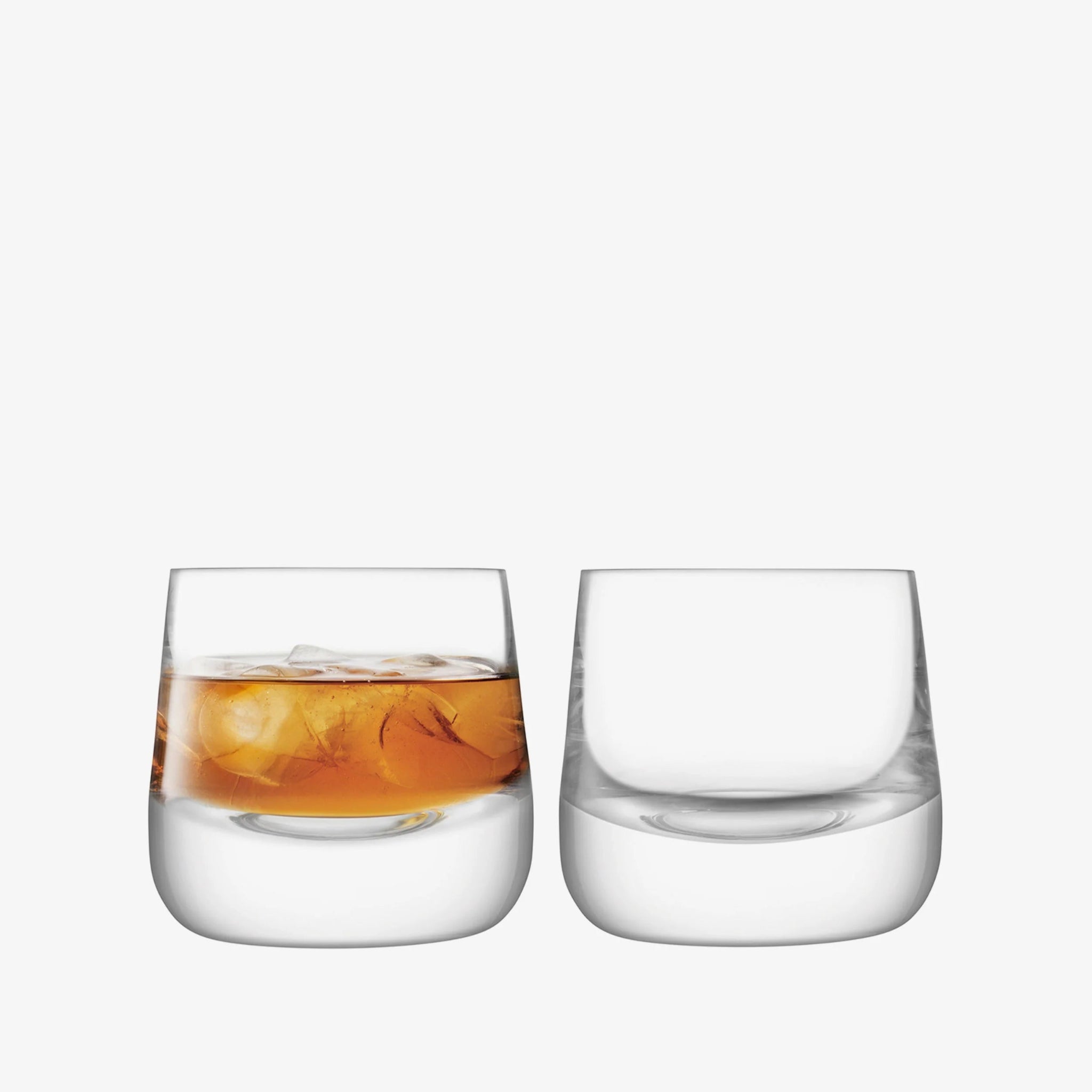 LSA Bar Culture Set Of 2 Whisky Glasses - Bar Culture Whisky Glass 220ML Clear Set Of 2 Sterling Home 3