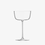 Borough Clear Cocktail Glass Set Of 4 - Borough Cocktail Saucer 240ml Clear 4 Pack Sterling Home 1