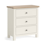 Elmstead White 3 Drawer Chest