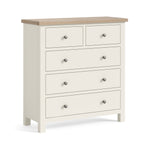 Elmstead White 2 Over 3 Drawer Chest - 2 Over 3 Drawer Chest Coconut White Sterling Home 1