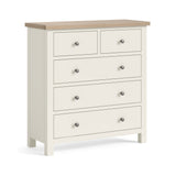 Elmstead White 2 Over 3 Drawer Chest