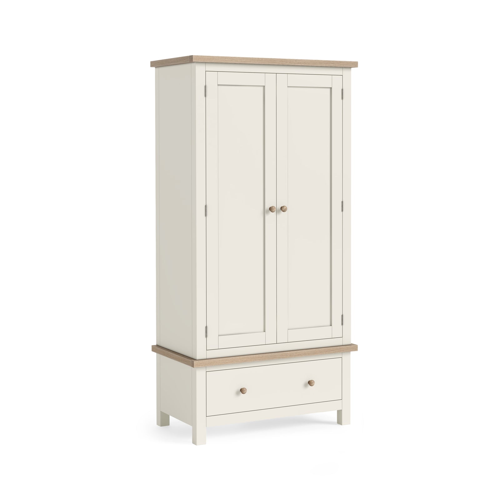 Elmstead White Gents Wardrobe - Gents Wardrobe Coconut White Wardrobes Sterling Home 3