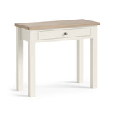 Elmstead White Single Drawer Desk