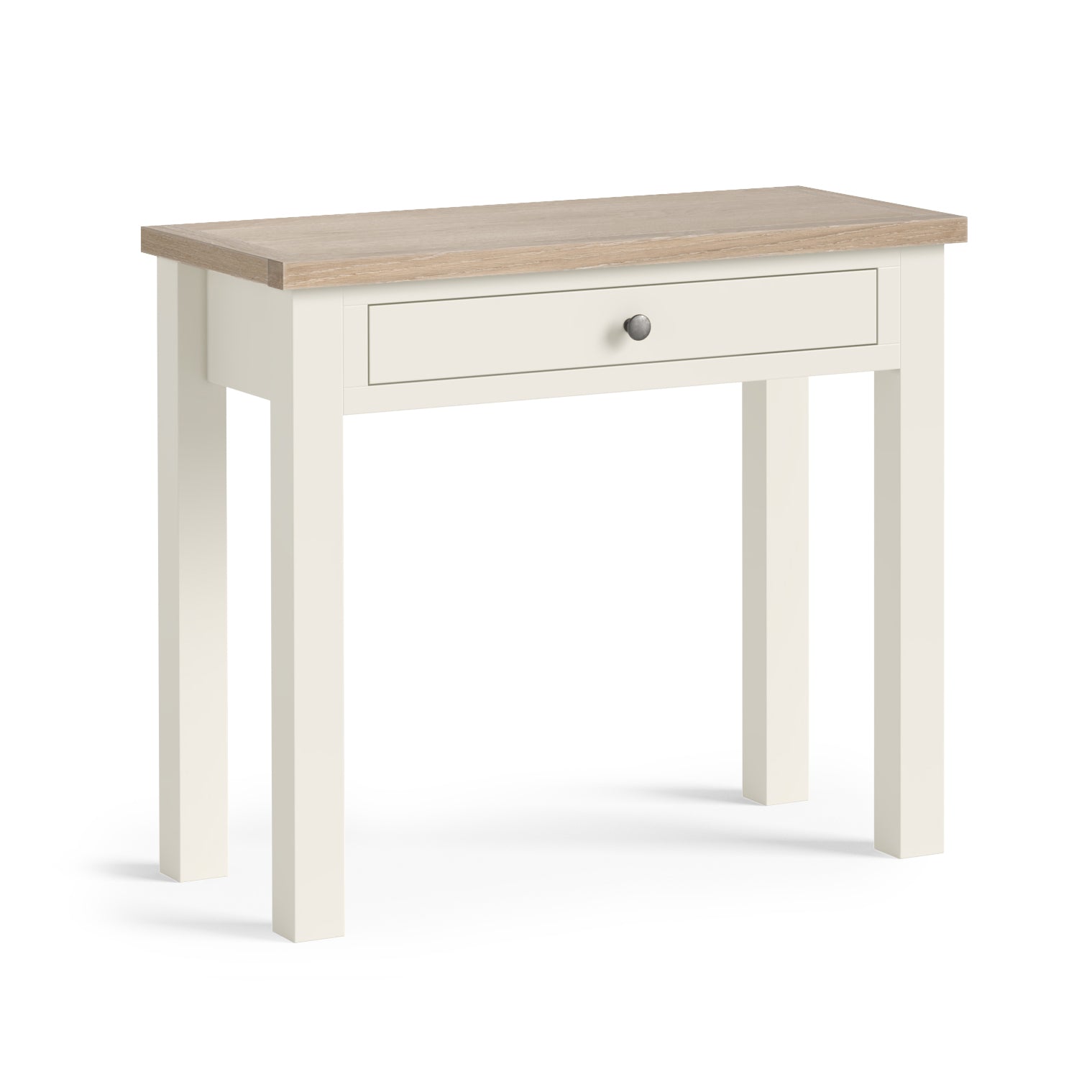 Elmstead White Single Drawer Desk - Single Drawer Desk Coconut White Desks Sterling Home 1