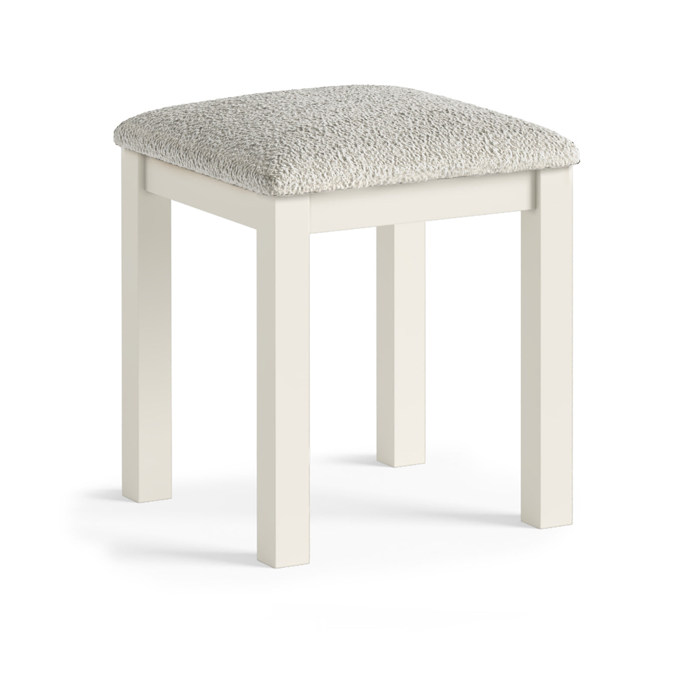 Elmstead White Stool - Stool Coconut White Stools Sterling Home 1
