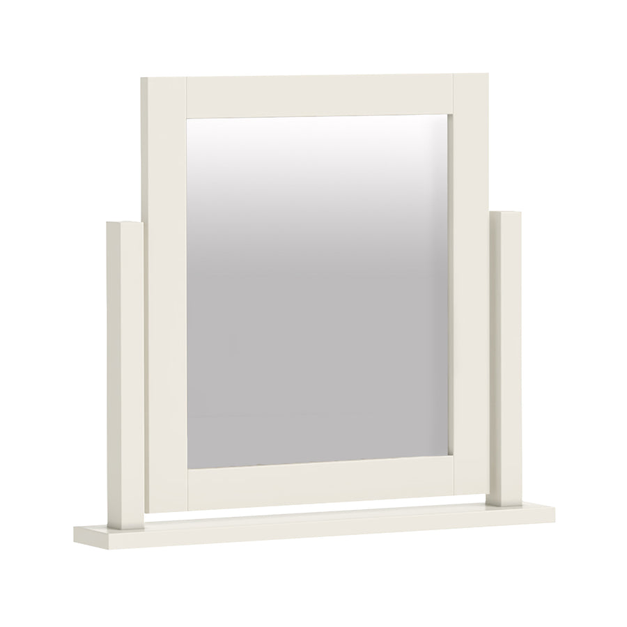Elmstead White Vanity Mirror - Vanity Mirror Coconut White Sterling Home 1