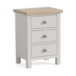 Elmstead Bedside Cabinet - Bedside Chest Stone Grey