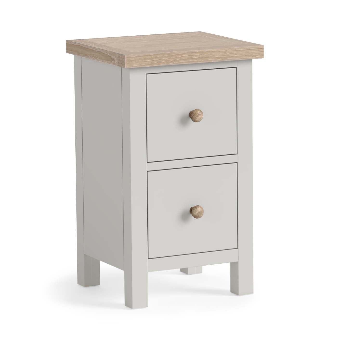 Elmstead Grey Narrow Bedside - Narrow Bedside Stone Grey Sterling Home 2