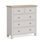 Elmstead Grey 2 Over 3 Drawer Chest - 2 Over 3 Drawer Chest Stone Grey Sterling Home 1